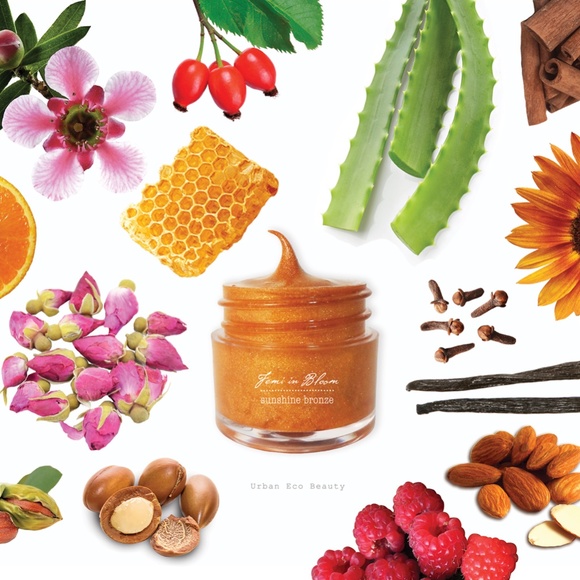 Sunshine Bronze Sheer Shimmer Organic Lip Gloss Plumper Treatment - Picture 3 of 15